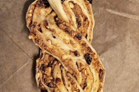 Cliquez pour zoomer ! Brioche tressée aux noisettes Thermomix par chynese69