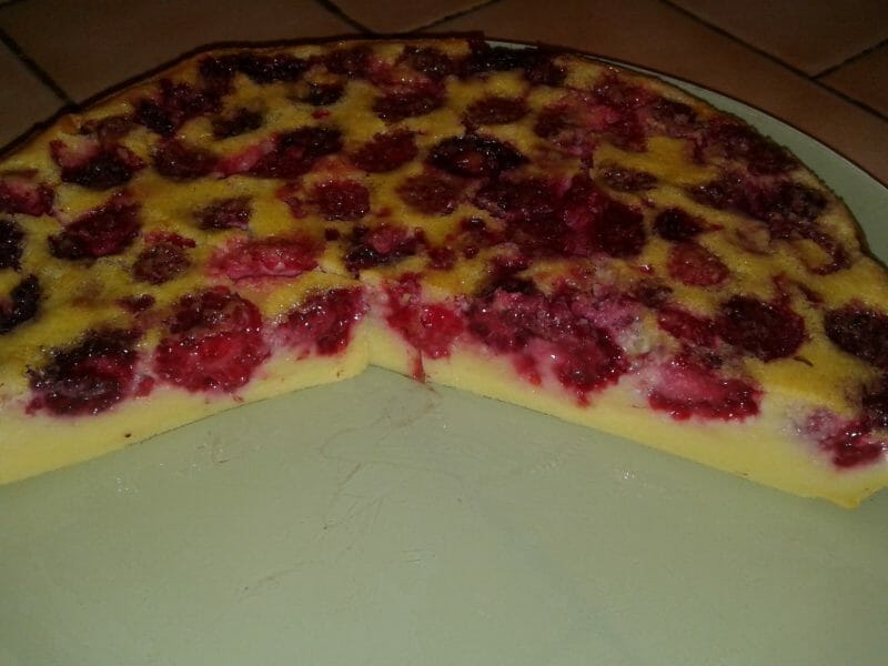 Cliquez pour zoomer ! Clafoutis aux framboises Thermomix par acad6