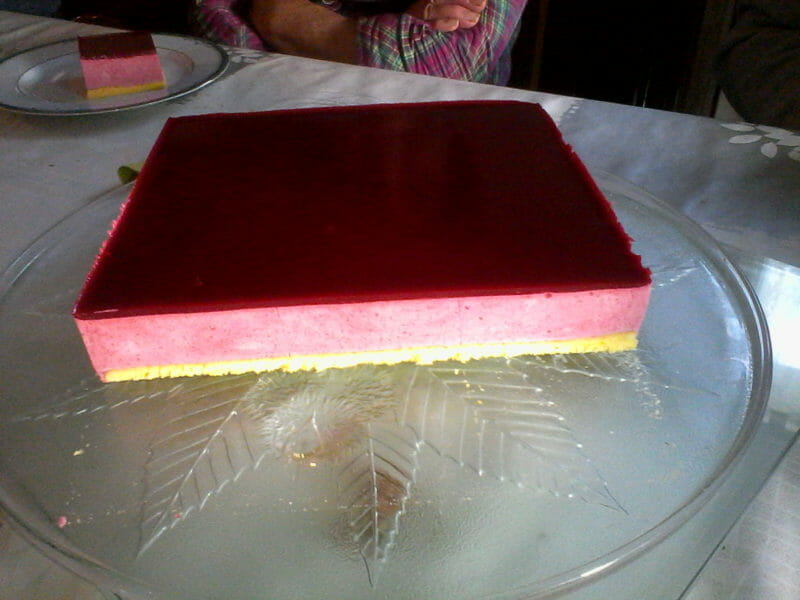 Cliquez pour zoomer ! Bavarois aux framboises Thermomix par acad6