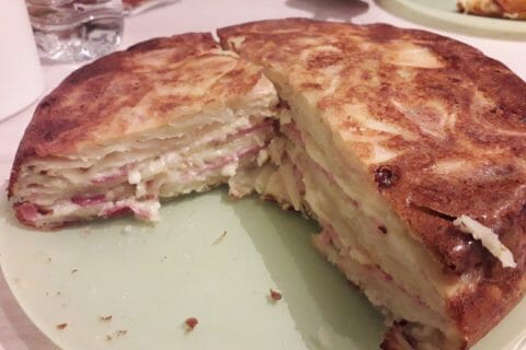 Cliquez pour zoomer ! Gâteau invisible raclette au Thermomix
