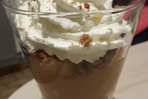 Cliquez pour zoomer ! Verrines pommes caramel et spéculoos au Thermomix