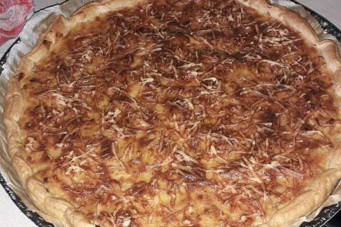 Cliquez pour zoomer ! Tarte feuilletée aux oignons au Thermomix