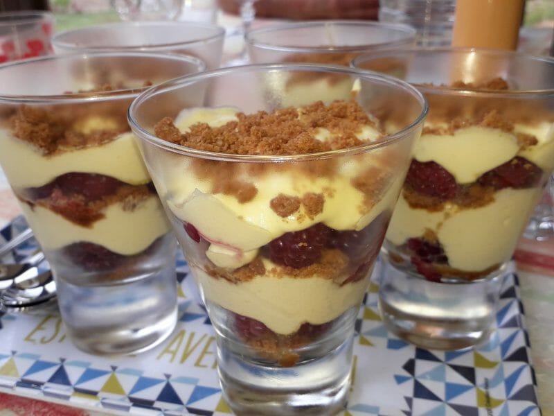Cliquez pour zoomer ! Tiramisu aux framboises et spéculoos Thermomix par acad6