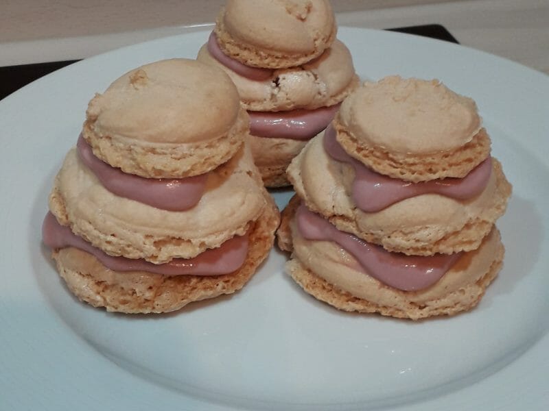 Cliquez pour zoomer ! Sapins de macarons à la framboise Thermomix par acad6
