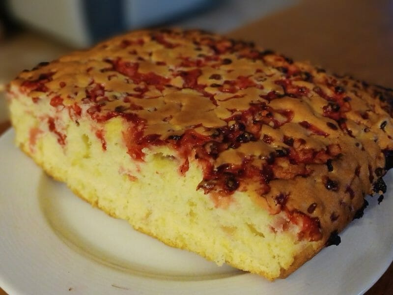 Cliquez pour zoomer ! Bublanina aux fruits rouges Thermomix par acad6