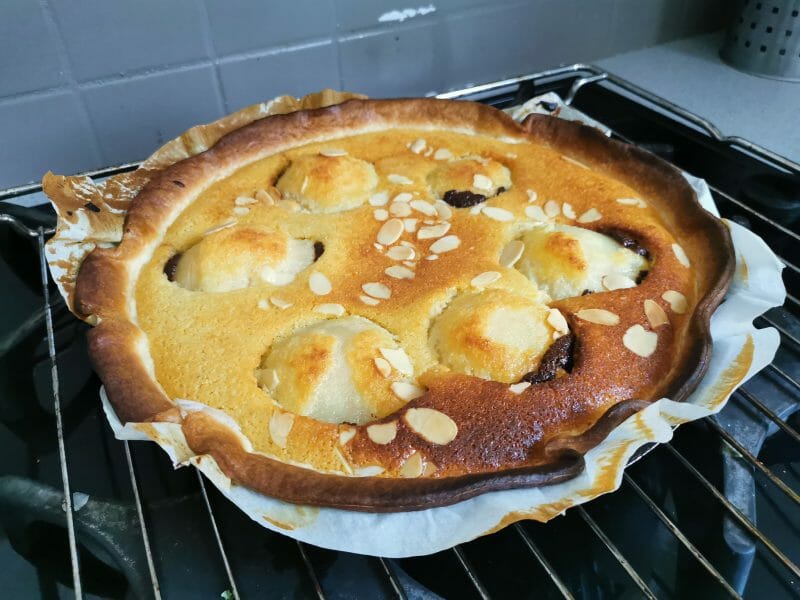Cliquez pour zoomer ! Tarte aux poires sur lit de chocolat Thermomix par scolnet