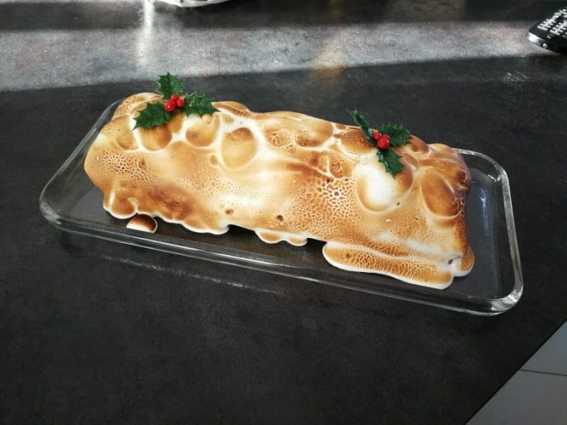 Cliquez pour zoomer ! Bûche au citron meringuée Thermomix par Nelludo_Baptiste_Anna