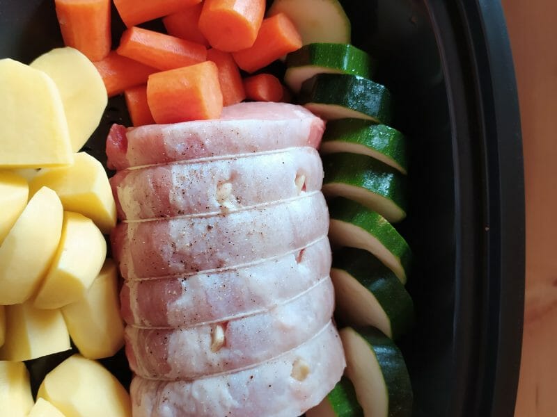 Cliquez pour zoomer ! Roti de porc sauce échalote Thermomix par llodie