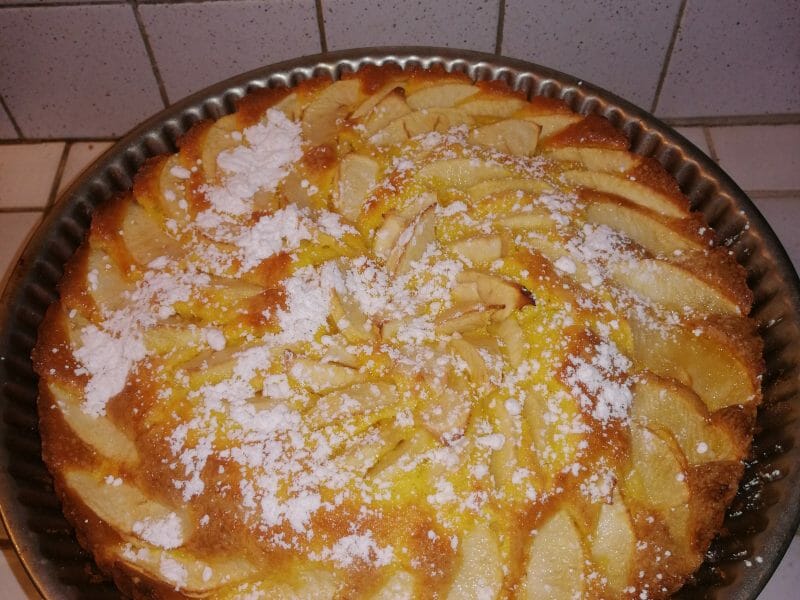 Cliquez pour zoomer ! Gâteau aux pommes et mascarpone Thermomix par christelle_93