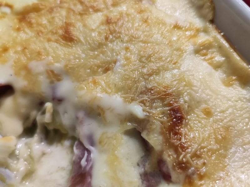 Cliquez pour zoomer ! Gratin de poireau au jambon Thermomix par charbonnela