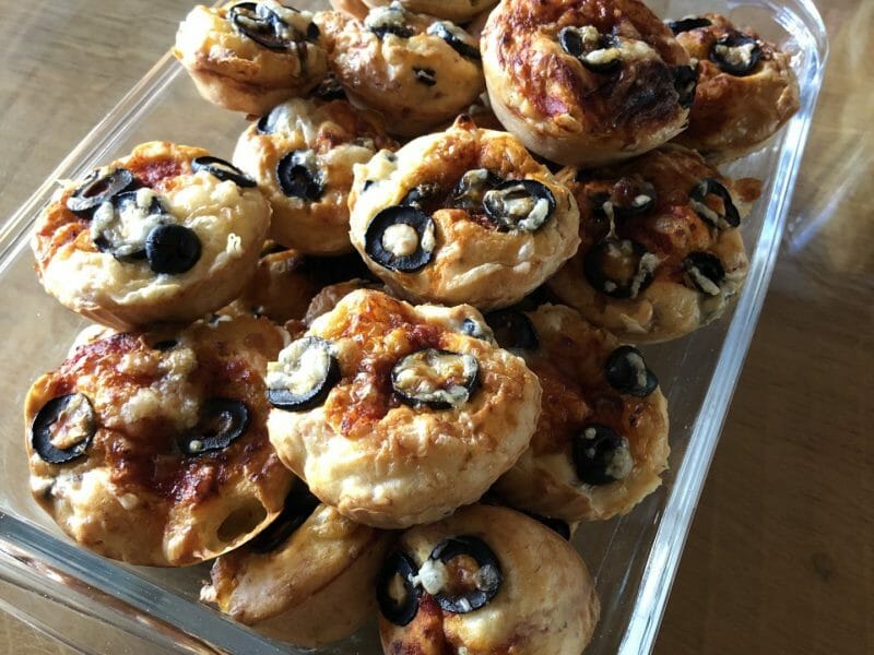 Cliquez pour zoomer ! Muffins salés façon pizza Thermomix par Aurélie