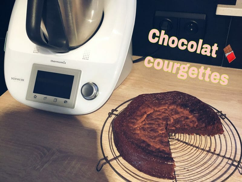 Cliquez pour zoomer ! Gâteau au chocolat et courgettes Thermomix par amelie_79