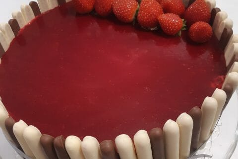 Cliquez pour zoomer ! Bavarois aux framboises Thermomix par virginie_154