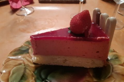 Cliquez pour zoomer ! Bavarois aux framboises Thermomix par virginie_154