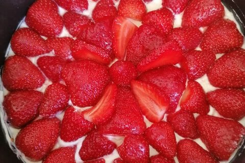 Cliquez pour zoomer ! Tarte aux fraises sans cuisson Thermomix par Valérie_31770