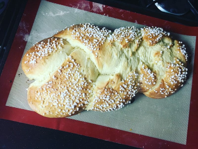 Cliquez pour zoomer ! Brioche tressée à la mie filante Thermomix par delphine_110