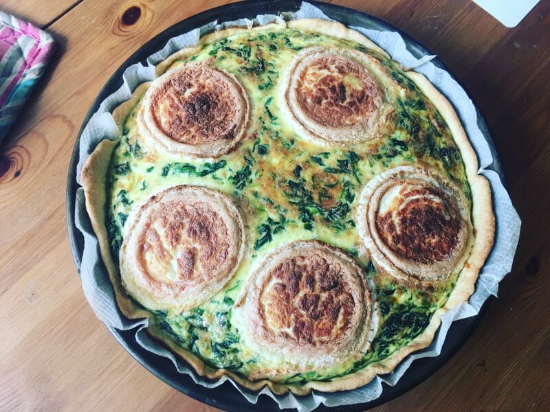 Cliquez pour zoomer ! Quiche épinards et lardons Thermomix par delphine_110