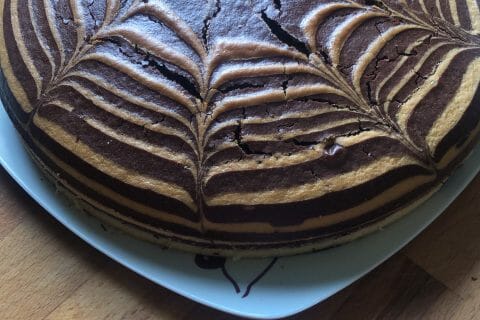 Cliquez pour zoomer ! Gâteau zébré Thermomix par selyne66