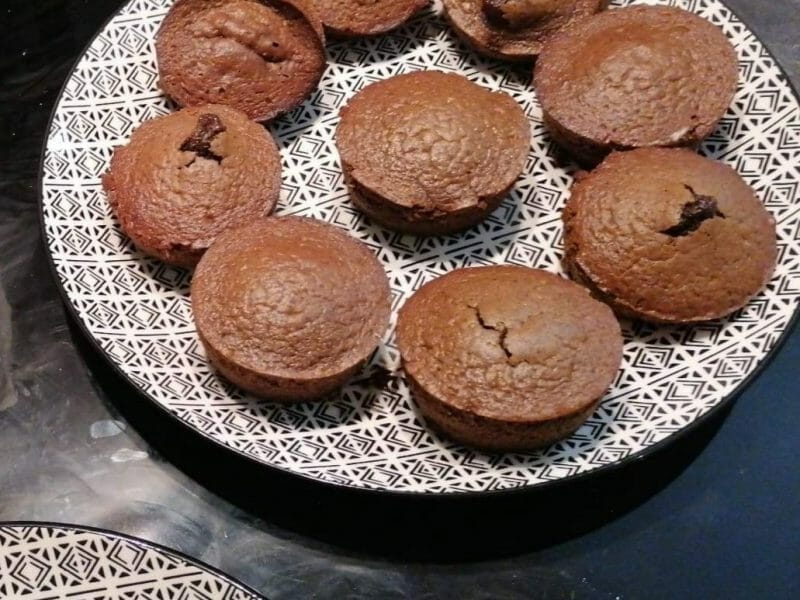 Cliquez pour zoomer ! Fondants aux deux chocolats Thermomix par valou_56