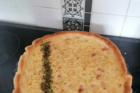 Cliquez pour zoomer ! Tarte aux poireaux Thermomix par valou_56