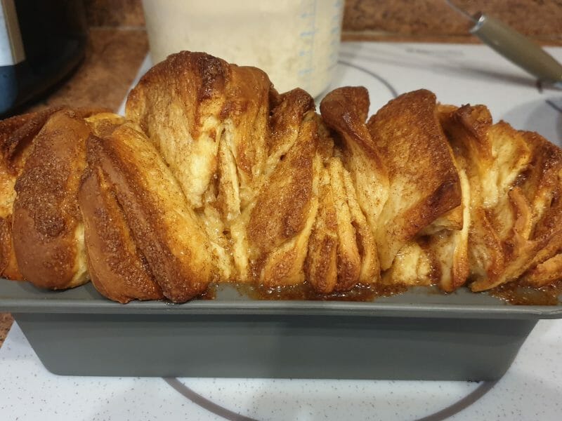 Cliquez pour zoomer ! Brioche à effeuiller à la cannelle Thermomix par Ludi vine