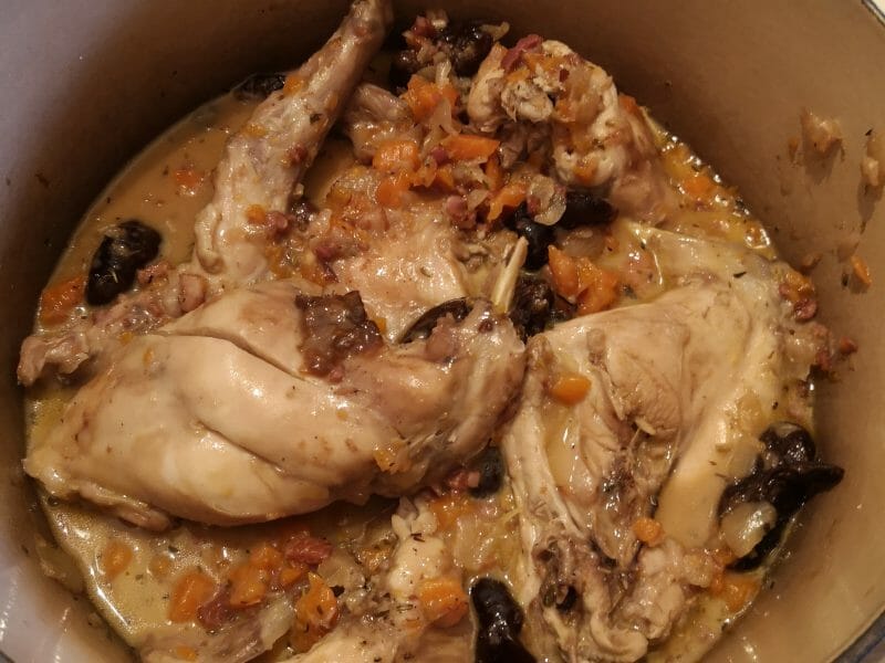 Cliquez pour zoomer ! Lapin aux pruneaux Thermomix par poupi57