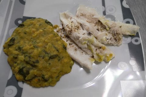 Cliquez pour zoomer ! Dhal d’épinards et de lentilles corail Thermomix par poupi57