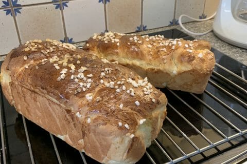 Cliquez pour zoomer ! Brioche tressée à la mie filante Thermomix par ladylay14