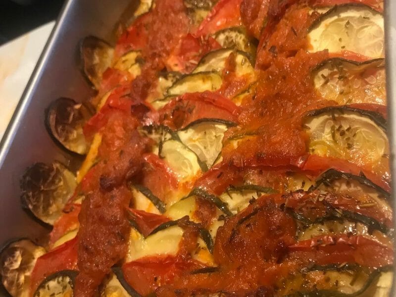 Cliquez pour zoomer ! Tian de légumes et mozarella Thermomix par crucru06110