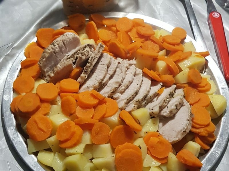 Cliquez pour zoomer ! Roti de porc sauce échalote Thermomix par alex_mysli_78