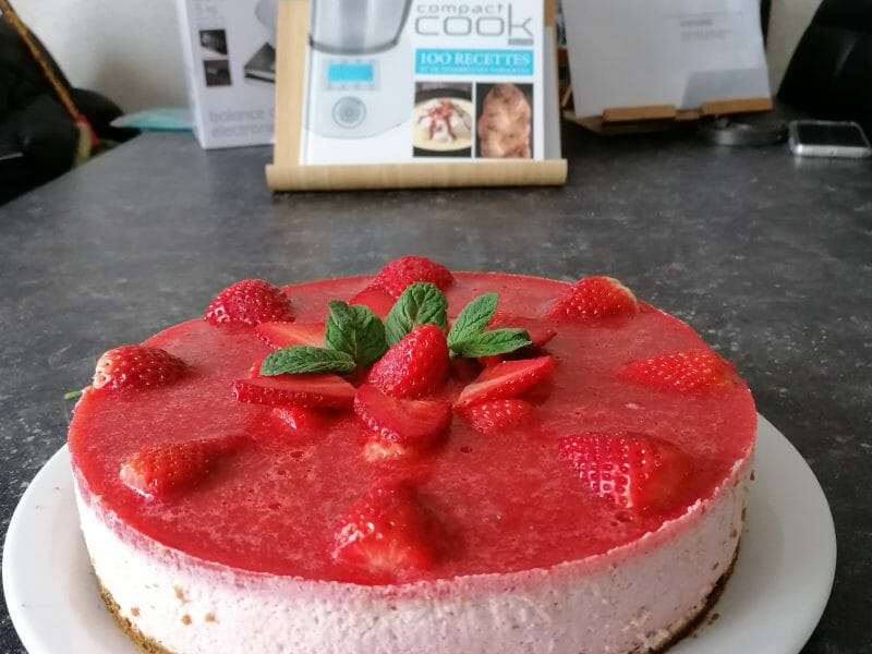 Cliquez pour zoomer ! Bavarois aux fraises Thermomix par FEREY