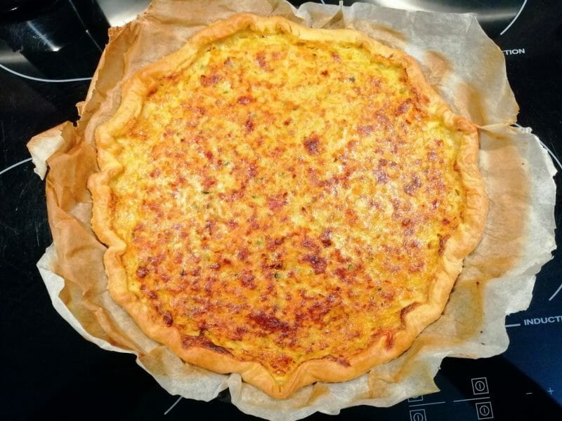 Cliquez pour zoomer ! Tarte courgettes et carottes Thermomix par matinette