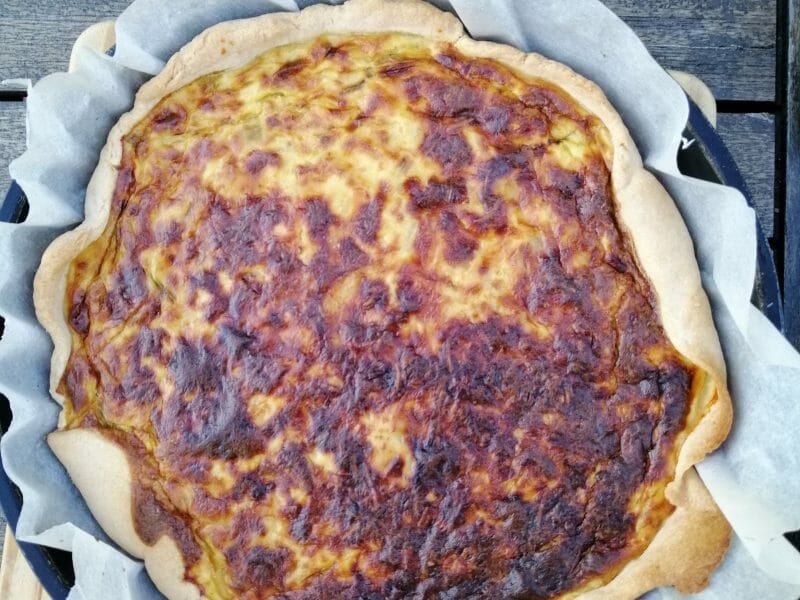 Cliquez pour zoomer ! Tarte fondante aux endives et au curry Thermomix par matinette