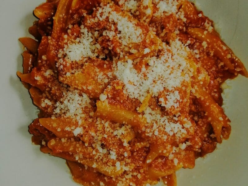 Cliquez pour zoomer ! Penne au chorizo Thermomix par matinette