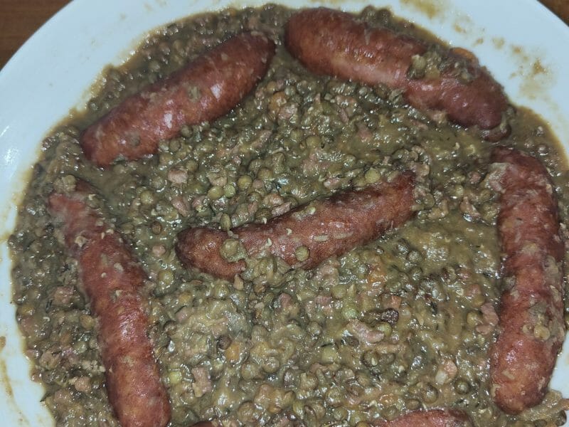 Cliquez pour zoomer ! Lentilles et ses saucisses Thermomix par flora_10