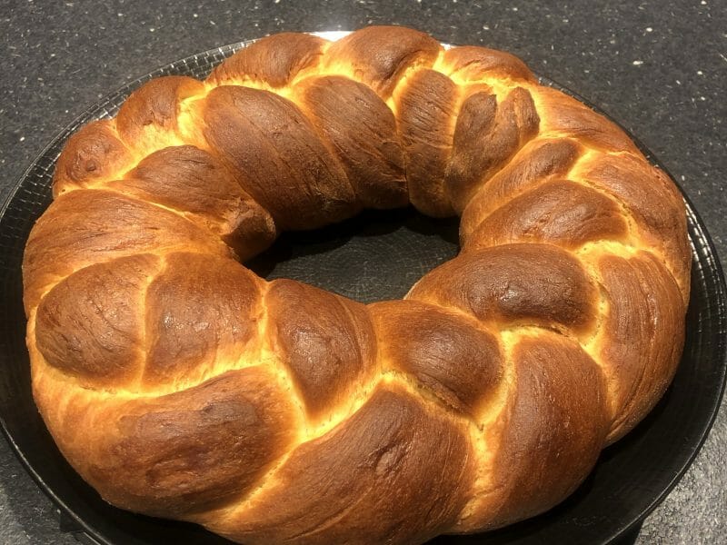 Cliquez pour zoomer ! Brioche tressée à la mie filante Thermomix par miamandine