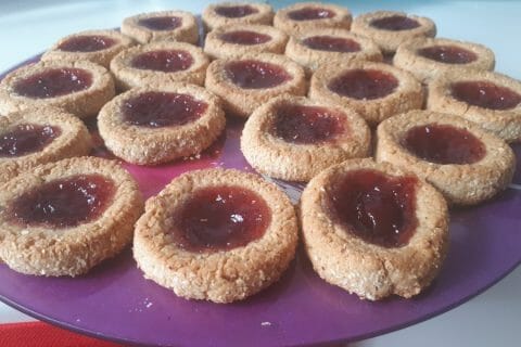 Cliquez pour zoomer ! Biscuits à la confiture – Jam drops Thermomix par Bichon88
