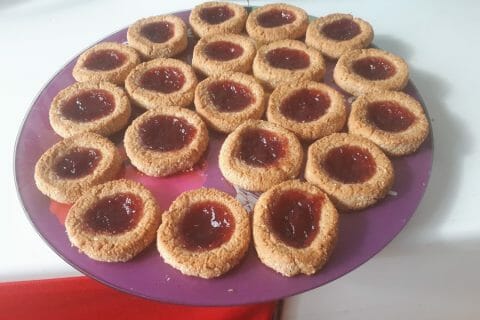 Cliquez pour zoomer ! Biscuits à la confiture – Jam drops Thermomix par Bichon88
