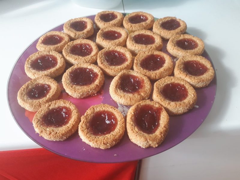 Biscuits à la confiture Jam drops au Thermomix Cookomix