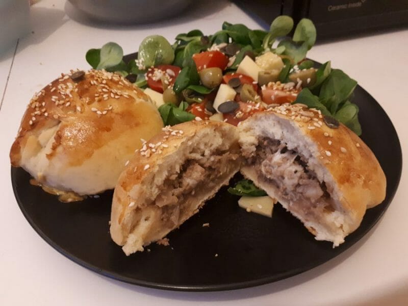 Cliquez pour zoomer ! Petits pains farcis au boeuf Thermomix par Bichon88