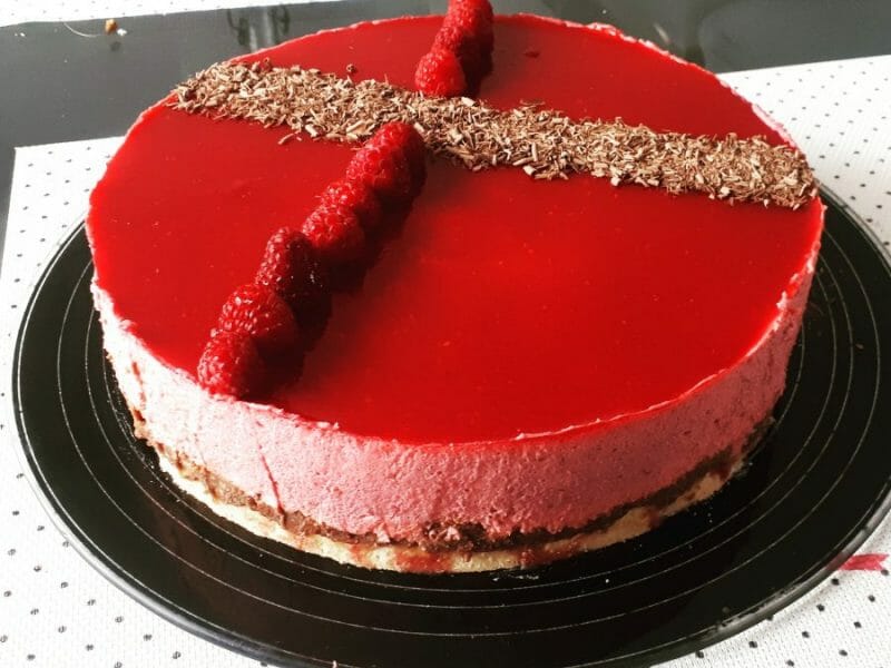 Cliquez pour zoomer ! Bavarois aux framboises Thermomix par Bichon88