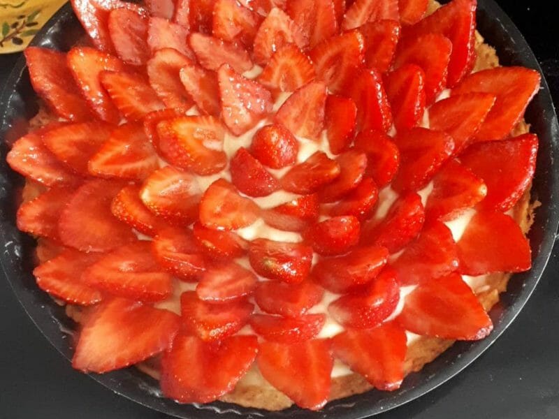 Cliquez pour zoomer ! Tarte aux fraises Thermomix par Bichon88