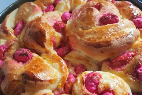 Cliquez pour zoomer ! Brioche aux pralines roses Thermomix par severine_88