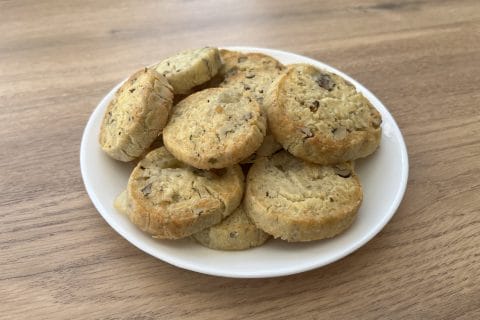 Cliquez pour zoomer ! Cookies noix et roquefort Thermomix par camarjo