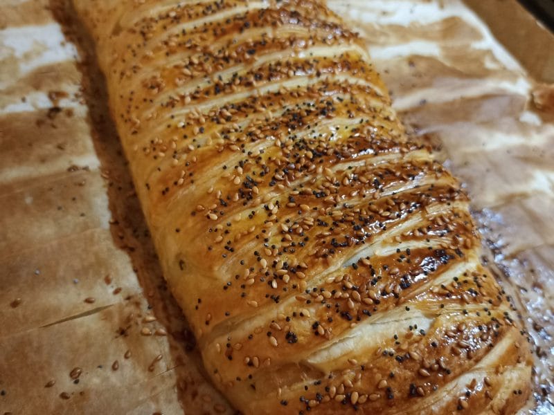 Cliquez pour zoomer ! Feuilleté saumon et poireaux Thermomix par indy1984