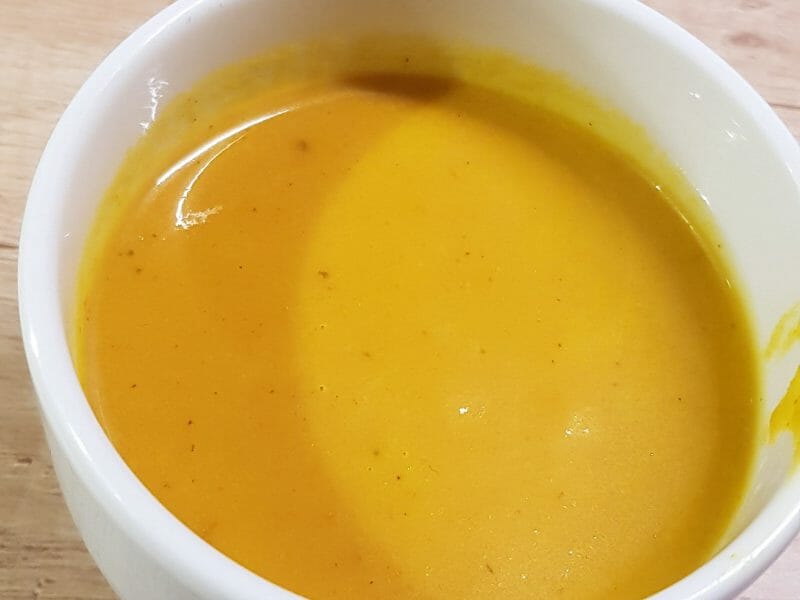 Cliquez pour zoomer ! Velouté carottes et pommes, au lait de coco Thermomix par nanou20