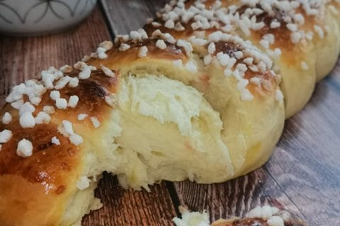 Cliquez pour zoomer ! Brioche tressée à la mie filante Thermomix par wafa_5