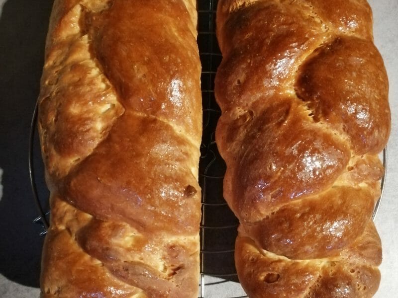 Cliquez pour zoomer ! Brioche tressée à la mie filante Thermomix par mari73