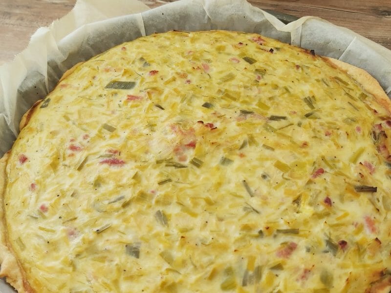 Cliquez pour zoomer ! Tarte aux poireaux Thermomix par sandrine_yoco