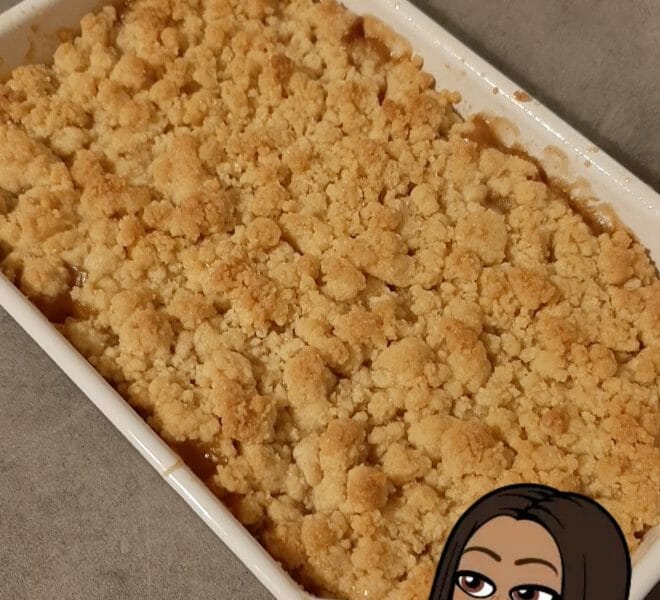 Cliquez pour zoomer ! Crumble aux Pommes Thermomix par Sophia